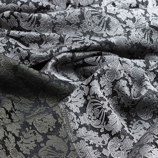  Panel V-50 Damask Wholesale Jacquard Background Curtain Fabrics Living Room and Bedroom Curtains 10 Models  300x300 cm 100% Polyester